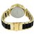 Addic Ceramic Beauty Geneva Studded Wristwatch for Women -Black (Fashion Watch) WW027