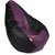Orka Classic Bean Bag Cover Only-Purple & Black-XL