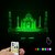 Lampees 3D Illusion TAJ MAHAL LED Lamp with 7 colors change and Flashing Effect also comes with remote and USB cable can