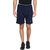 Fritzberg Men's Solid Navy Blue Shorts