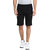 Fritzberg Men's Solid Black Shorts