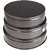 3PC Unique Cartz Premium Black Aluminium Perfect Non-stick Lift-and-Serve Quick Release Springform Baking Pan Cake Tin Moulds - 0.5Kg, 0.75Kg and 1Kg