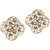 The99jewel By Jewelmaze Austrian Stone Gold Plated Stud Earrings-fag0091 