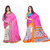 Styloce Multicolor  Bhagalpuri Silk  Printed Saree With Blouse