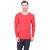 Bi Fashion Red Round Neck Full Sleeve T-Shirt for Men