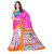 Styloce Pink  Bhagalpuri Silk  Self Design Saree With Blouse
