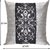 Sightly Embroidered Black N Silver Cushion covers Set Of 5 (40X40 cms)
