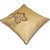Leaf Embroidery Beige Cushion covers Set Of 5 (40X40 cms)