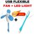 Combo USB Light With USB Fan ( Color)