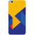 GripIt Blue Yellow Abstract Printed Case for Oppo F1s