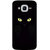 GripIt Black Cat Eyes Printed Case for Samsung Galaxy J2 (2016)