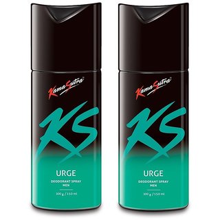 Kamasutra Urge Deodorant 150Ml Each (Pack Of 2)