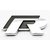 R Racing Black Metal Sticker Chrome 3D Logo Sticker Car Tata Manza Indigo Indica