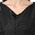 Remanika Black Solid V-Neck Polyester Dress