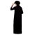 Triveni Smart Black Colored Stone Worked Lycra Burka