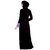 Triveni Chic Black Colored Stone Worked Lycra Burka