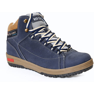 Buy Red Chief Blue Men High Ankle Outdoor Casual Leather Shoes RC2071 002 Online 2995 from ShopClues