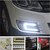 2X Car U Shape COB Led Daytime Running Lights Lamp DRL Light CAR FOG LIGHT