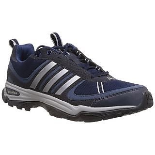 Navy Blue Lace Up Sports Shoes 