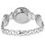 Addic Rolling Diamonds White Dial Silver Strap Wristwatch for Women