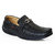 Red Chief Black Men Boat  Formal Leather Shoes (RC10060 001)