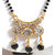 Black Drop Stone Pendant Mangalsutra Necklace