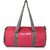 Lutyens Red Grey Polyester Drum/Gym Bags (18 Liters)