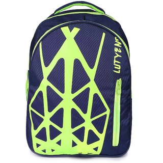 Buy Lutyens Blue Green Polyester School Bags (22 Liters) Online @ ₹649 ...