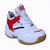 Excel Badminton Shoes Firefly White  Red With Non Marking Sole (5)