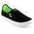 Lancer Men's Black & Green Slip on Smart Casuals