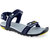 Lancer Men's Blue & Yellow Velcro Sandals