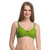 Clovia Green Solid Non-Padded Wirefree Blend Bra