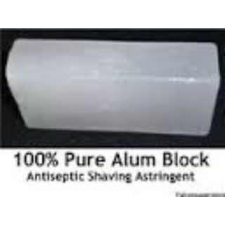4 block of alum for wrinkles, dark circle, skin tone, dandruff and after shave - 350 gm