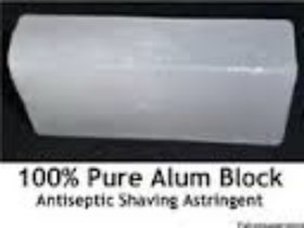 2 pieces of alum for skin tone, dark circle, Hair removal, black heads, and after shave