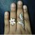 American diamond Double finger ring