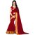 Best Collections Maroon  Art Silk  Plain Saree With Blouse