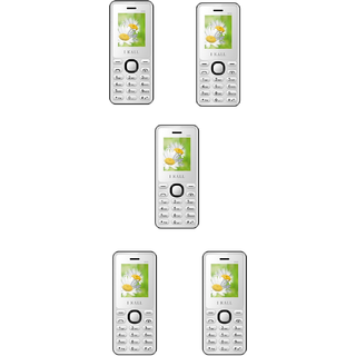 Combo Of 5 , K66 I Kall Dual Sim Multimedia Mobile Phone With FM Bluetooth