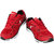 Sparx Men's Red & White Lace-up Running Shoes