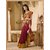 Indian Beauty Maroon Art Silk Geometric Saree With Blouse