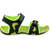 Lancer Mens Gray & Green Velcro Sandals