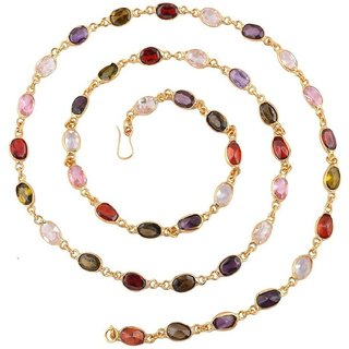Buy Navratna Mala Gold Links Online 349 from ShopClues