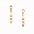 The99jewel By Jewelmaze Austrian Stone Gold Plated Layering Dangler Earring 