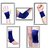 Combo Ankle + Knee + Elbow + Palm Support Pairs for GYM Exercise Grip