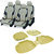 Pegasus Premium Pu leather car seat cover With Crocodile Texture 4D Mat For Tata Indigo