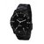 howdy Smart Analog Black Dial Watch With Black Stainless Steel Strap - For Men's  Boys ss573
