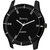 howdy Smart Analog Black Dial Watch With Black Stainless Steel Strap - For Men's  Boys ss573