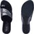 Black Color Womens Leather Flat Sandals - SWANSIND