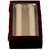 Kuber Industries 2 Rods Transparent Bangle Organizer Box Velvet Coated Jewelry Storage Case 29*18*9 Maroon KI008756
