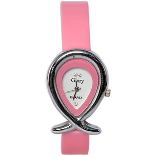 Women Fancy Designer Pink Analog GirlsLadies Watches