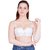 Cliths White Wired Padded Strapless Bra